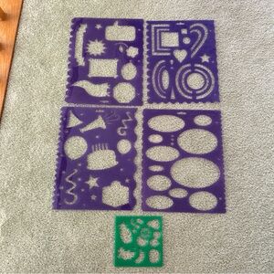 Various Geometric Shapes Stencils for Kids